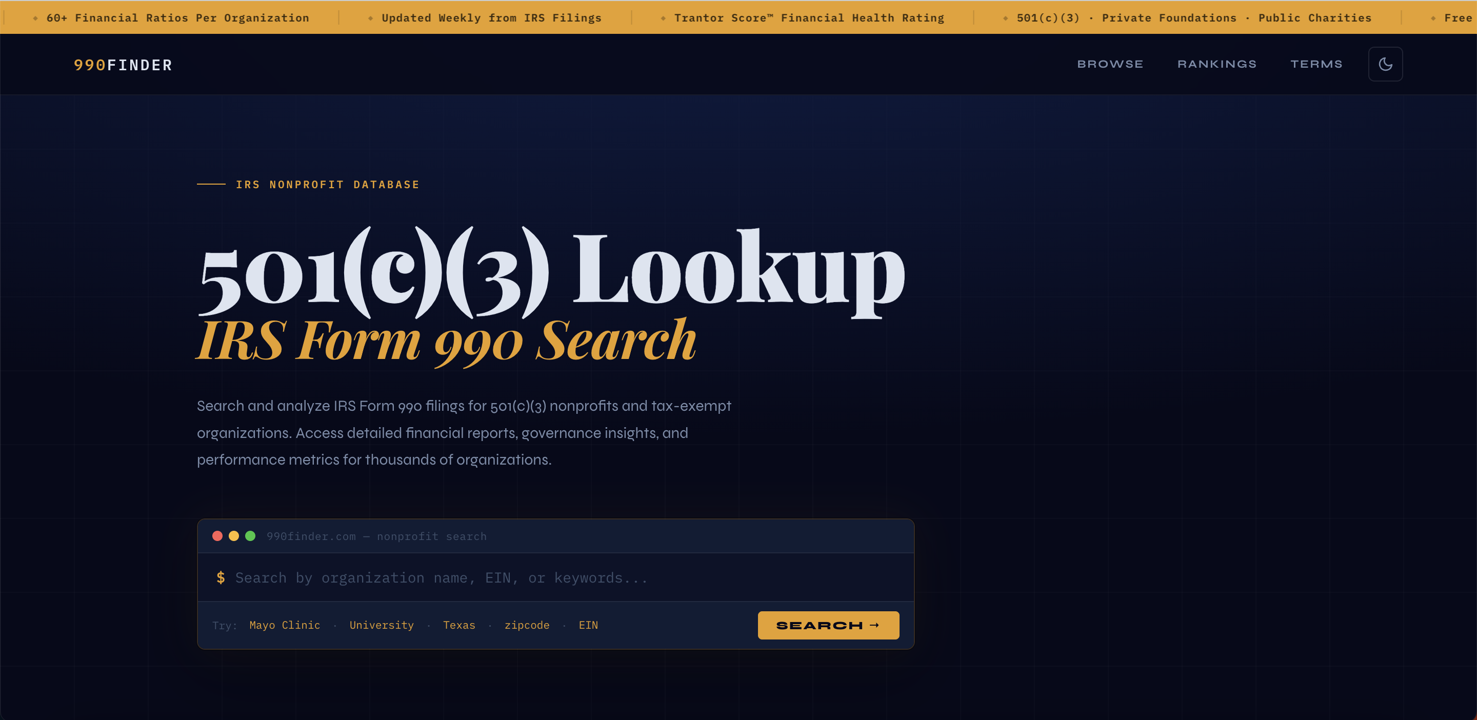 990 Finder: The Easiest Way to Research a U.S. Nonprofit